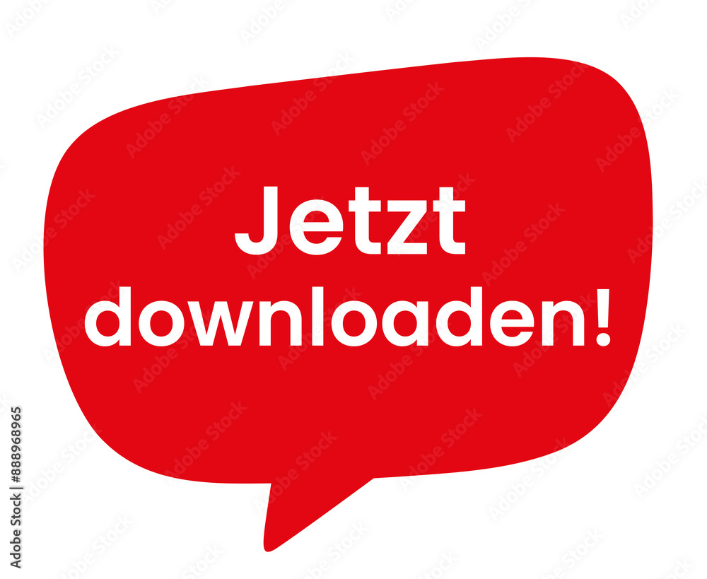 roter CTA Button Sprechblase Bubble roter CTA Button Sprechblase Bubble