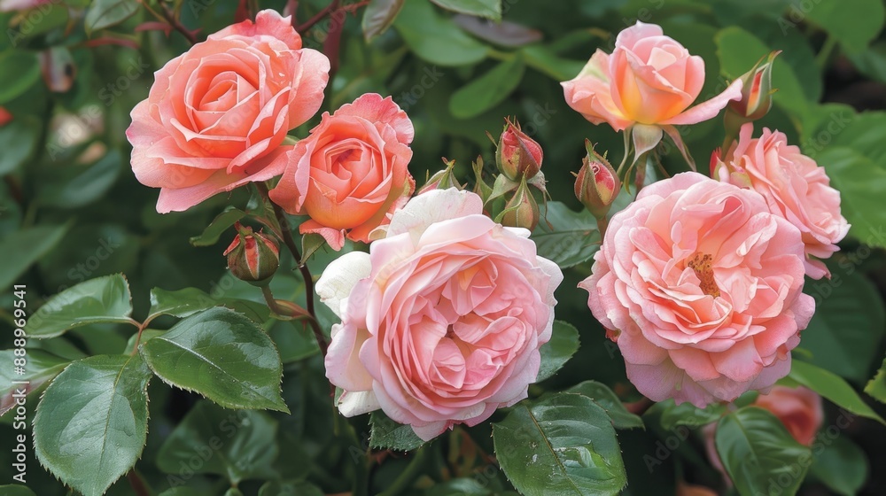 Sonia Rose features showy lightly scented coral pink flowers with pink streaks along the branches from late spring to mid fall Sonia Rose features showy lightly scented coral pink flowers with pink streaks along the branches from late spring to mid fall