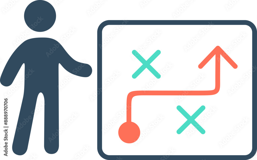 Strategy Icon Illustration