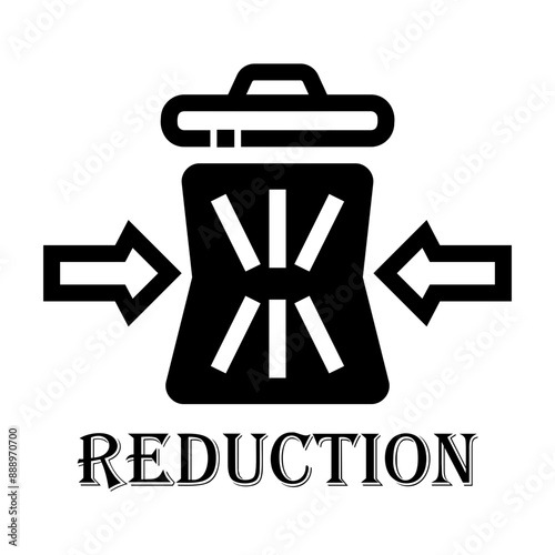 waste reduction Line Icon