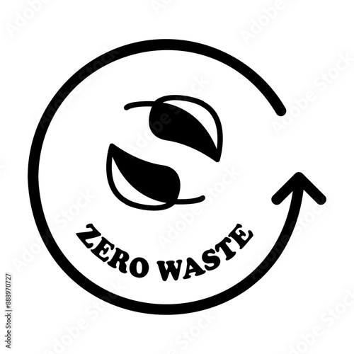 zero waste Line Icon