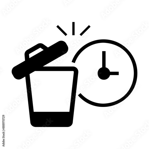 waste time Line Icon