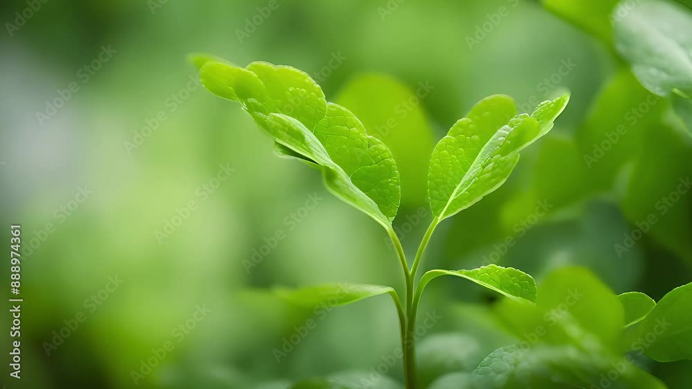 close up of green leaves bokeh background video close up of green leaves bokeh background video