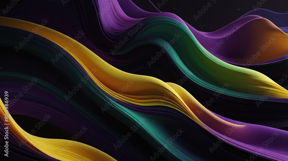 Trendy simple color gradient abstract background with dynamic wave line effect. Vector Illustration For Wallpaper, Banner, Background, Card, Book Illustration, landing page Trendy simple color gradient abstract background with dynamic wave line effect. Vector Illustration For Wallpaper, Banner, Background, Card, Book Illustration, landing page