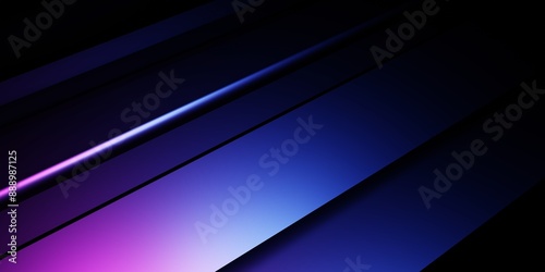 3d rendering of purple and blue abstract architecture background. Cyberpunk concept. Scene for advertising, technology, hi-tech, showroom, banner, game, E-sport, business, luxury. Sci-Fi Illustration