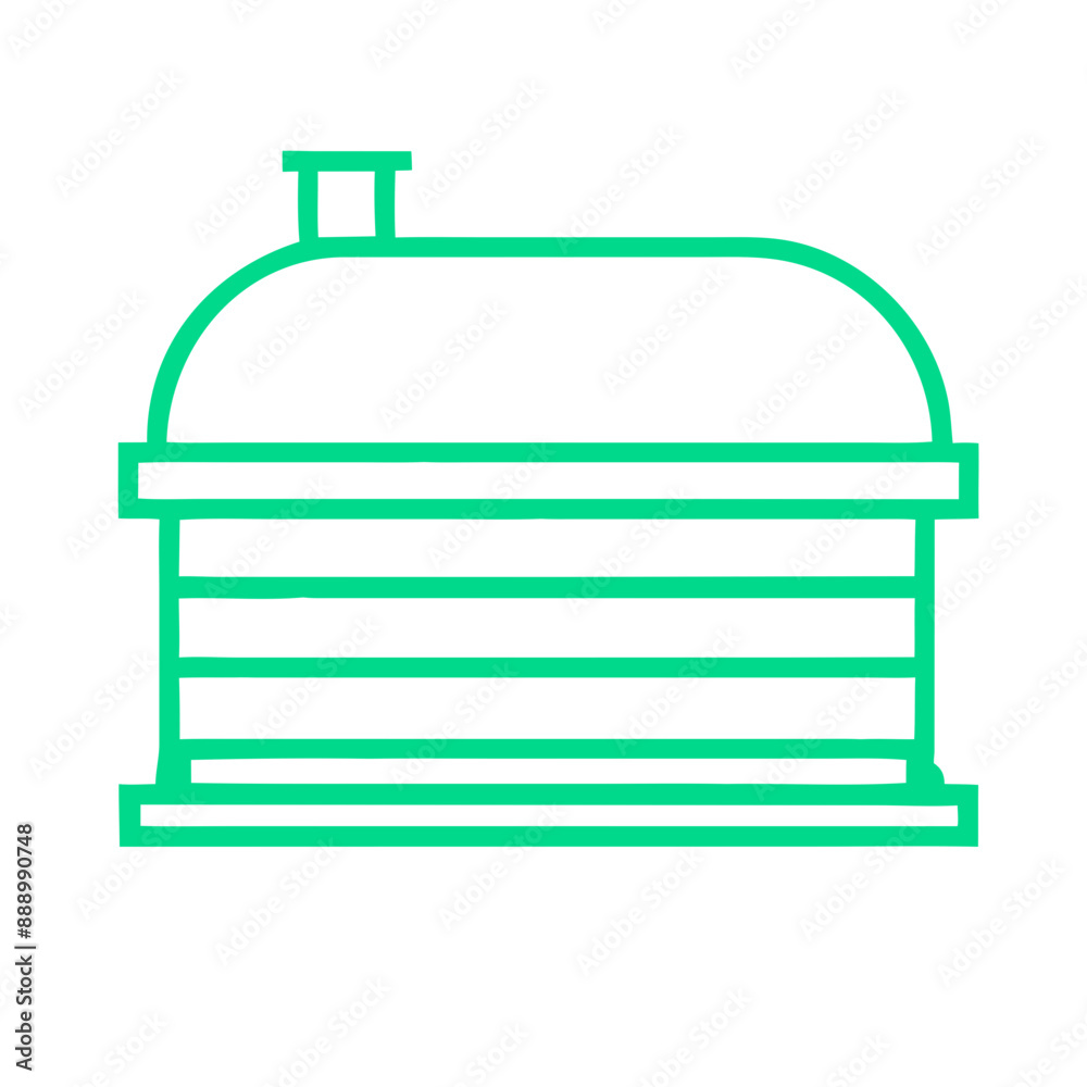 icon of rainwater tank with Straight Lines and Shapes icon of rainwater tank with Straight Lines and Shapes