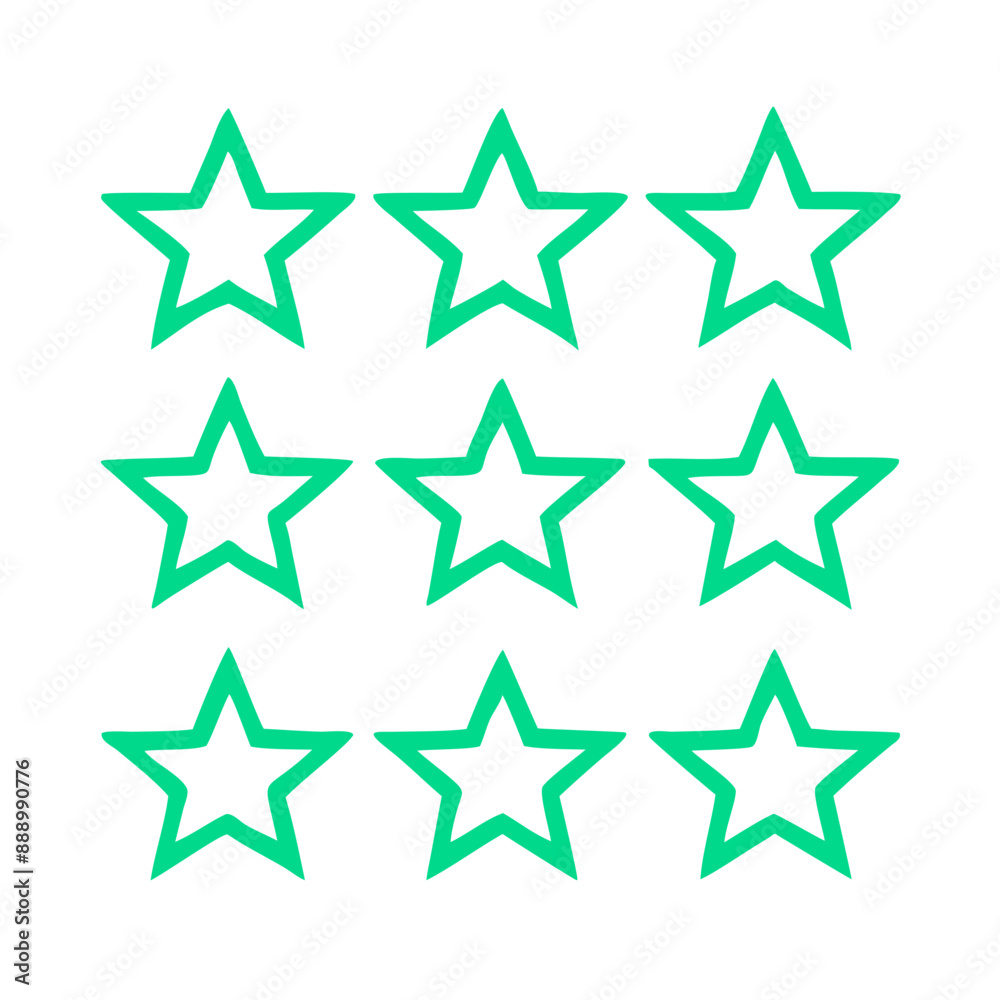 icon of stars with Straight Lines and Shapes icon of stars with Straight Lines and Shapes