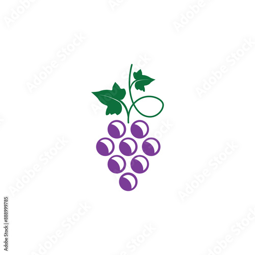 Vector stock logo, abstract wine vector template. Illustration design of elegant logotype wine store on a dark claret