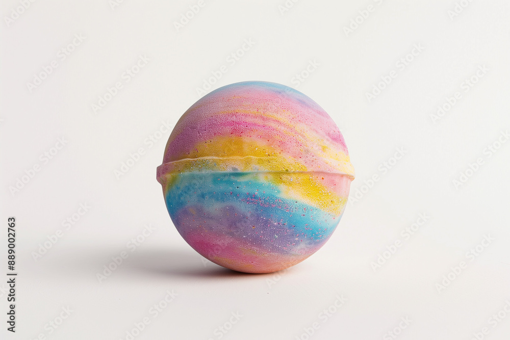 Rainbow Bath Bomb Mockup on White Background - Product Display and Branding
Rainbow Bath Bomb Mockup on White Background - Product Display and Branding