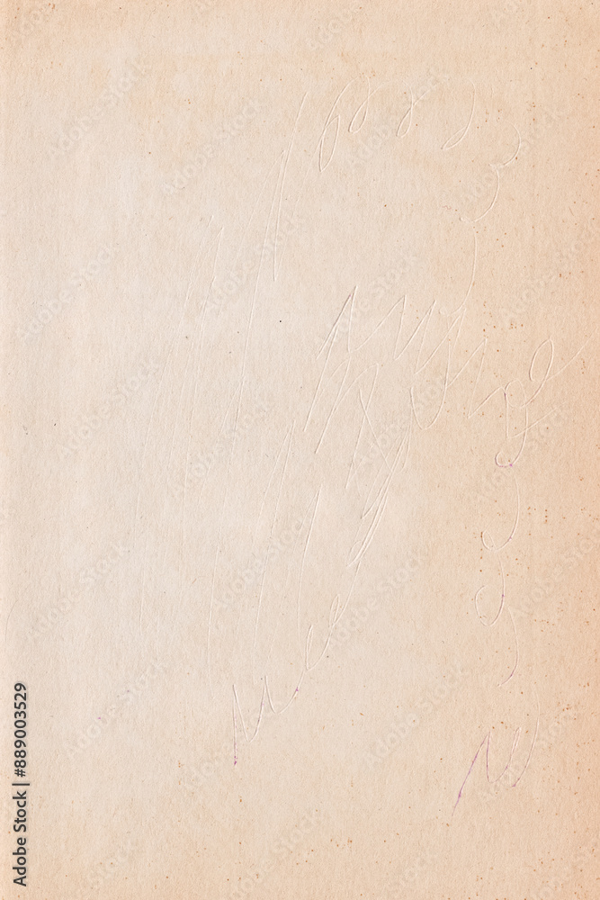 Obraz premium Old Paper Book Page, Sheet Texture, Vintage Background, Crumpled Paper With Stains
