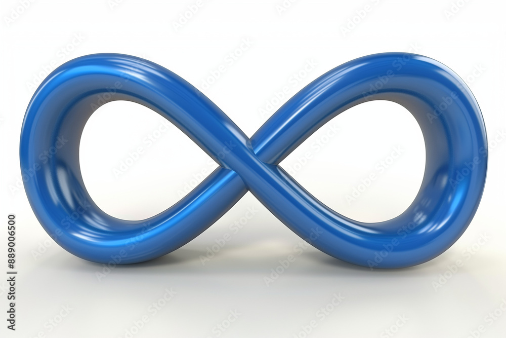 a 3d-generated symbol for infinity a 3d-generated symbol for infinity