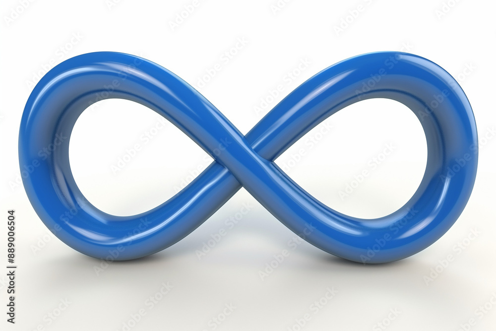 a 3d-generated symbol for infinity a 3d-generated symbol for infinity