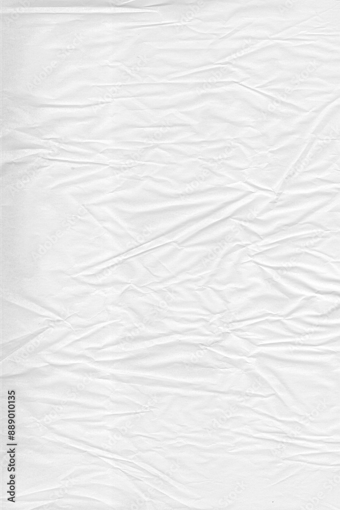 Fototapeta premium Glued Crumpled Paper Texture Background. Poster Overlay, Design Elements