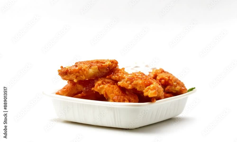 Crispy Buffalo Wings with Spicy Dipping Sauce Crispy Buffalo Wings with Spicy Dipping Sauce