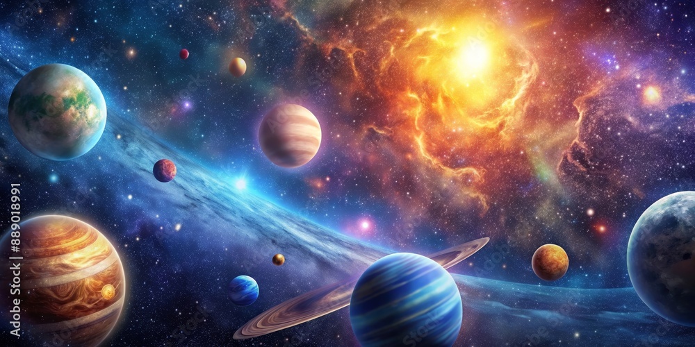Outer space background with stars, planets, and galaxies, outer space, stars, planets, galaxies, astronomy Outer space background with stars, planets, and galaxies, outer space, stars, planets, galaxies, astronomy