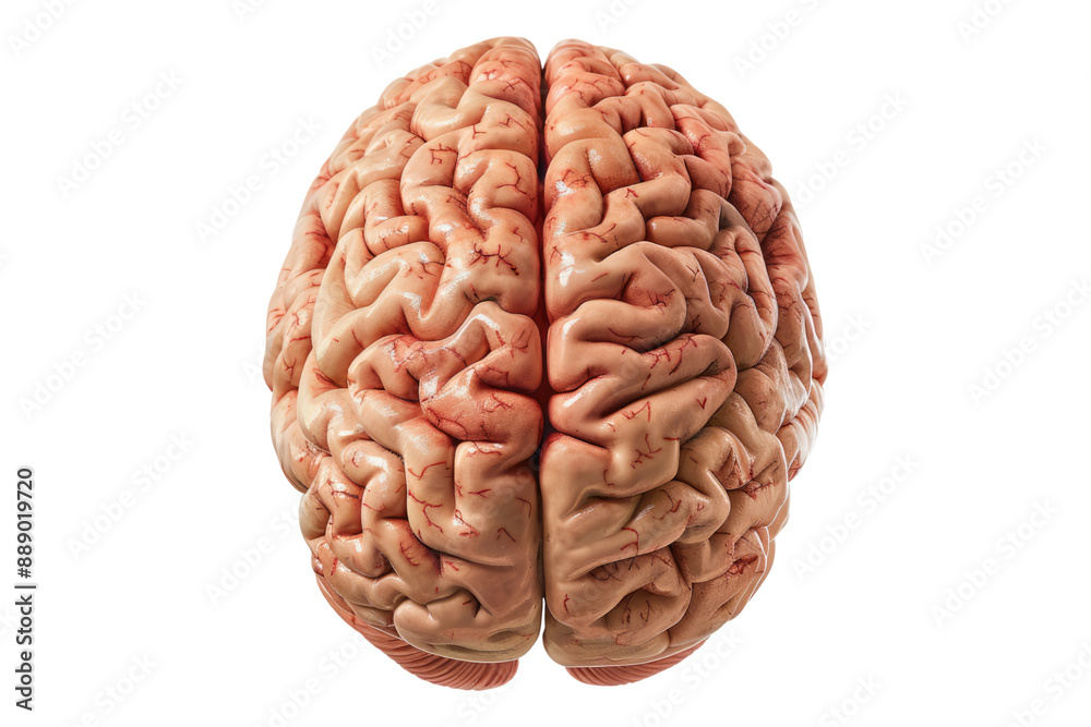 Human brain isolated on transparent background Human brain isolated on transparent background