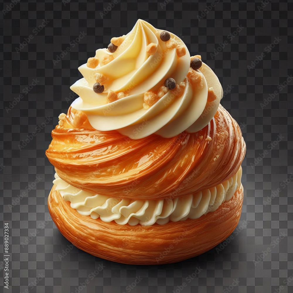 baking dessert with lots of cream
baking dessert with lots of cream