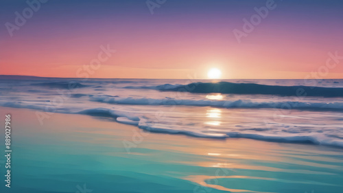 Cool ocean gradient background