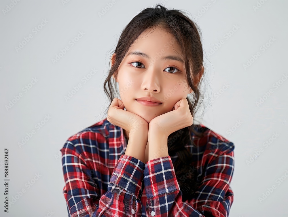 Korean woman in a plaid shirt looking casual white 107 child, boy, kid, face, woman, childhood, baby, expression, smile, smiling, beauty, hair, one, person, people, studio, little, cute, thinking, mo Korean woman in a plaid shirt looking casual white 107 child, boy, kid, face, woman, childhood, baby, expression, smile, smiling, beauty, hair, one, person, people, studio, little, cute, thinking, mo