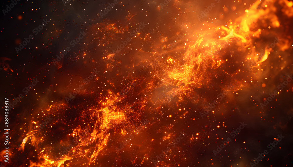 Fototapeta premium fire background