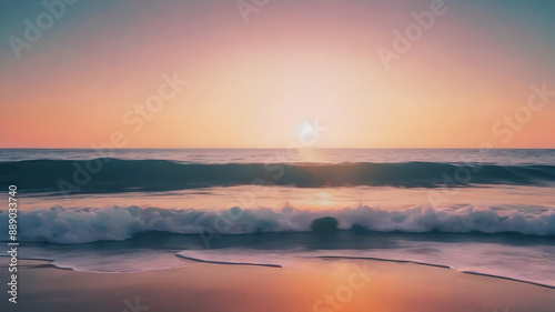 Cool ocean gradient background