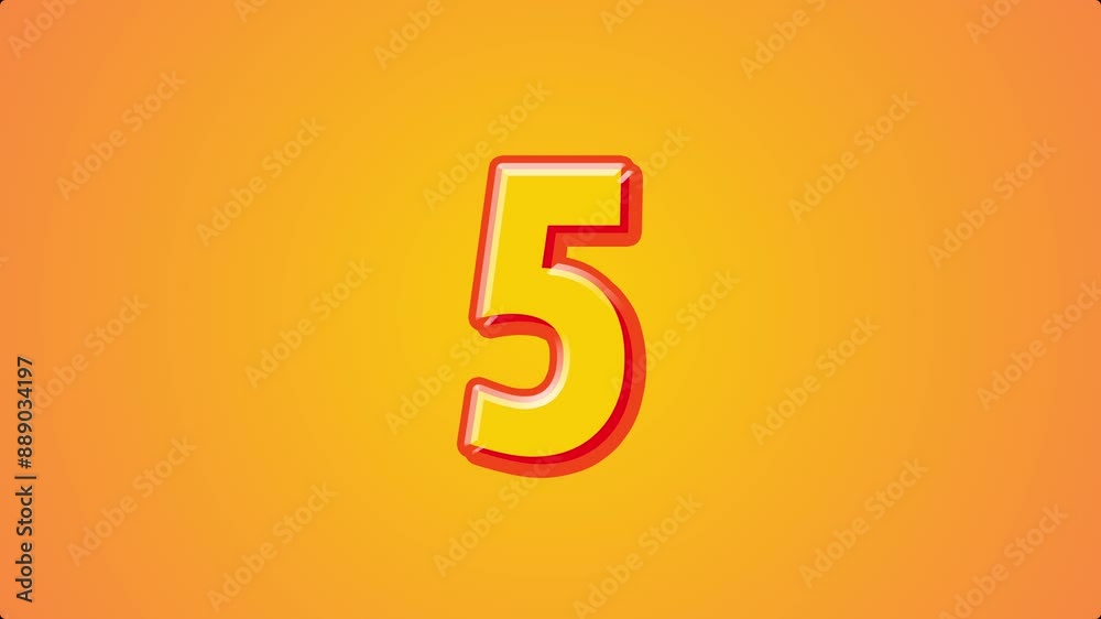 countdown timer video animation on a gradient orange background. Vibrant colors suitable for design elements, birthday cards, educational materials, and party invitations. countdown timer video animation on a gradient orange background. Vibrant colors suitable for design elements, birthday cards, educational materials, and party invitations.