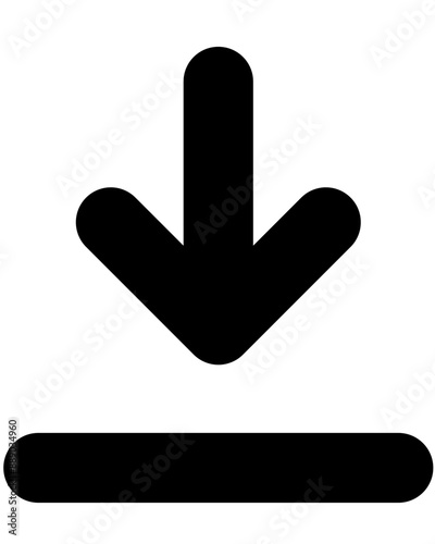 download icon vector. symbol, sign.