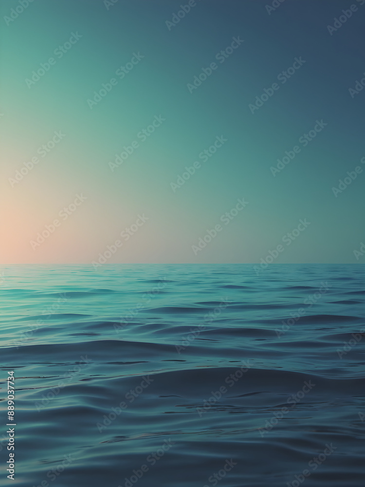 Obraz premium Cool ocean gradient background