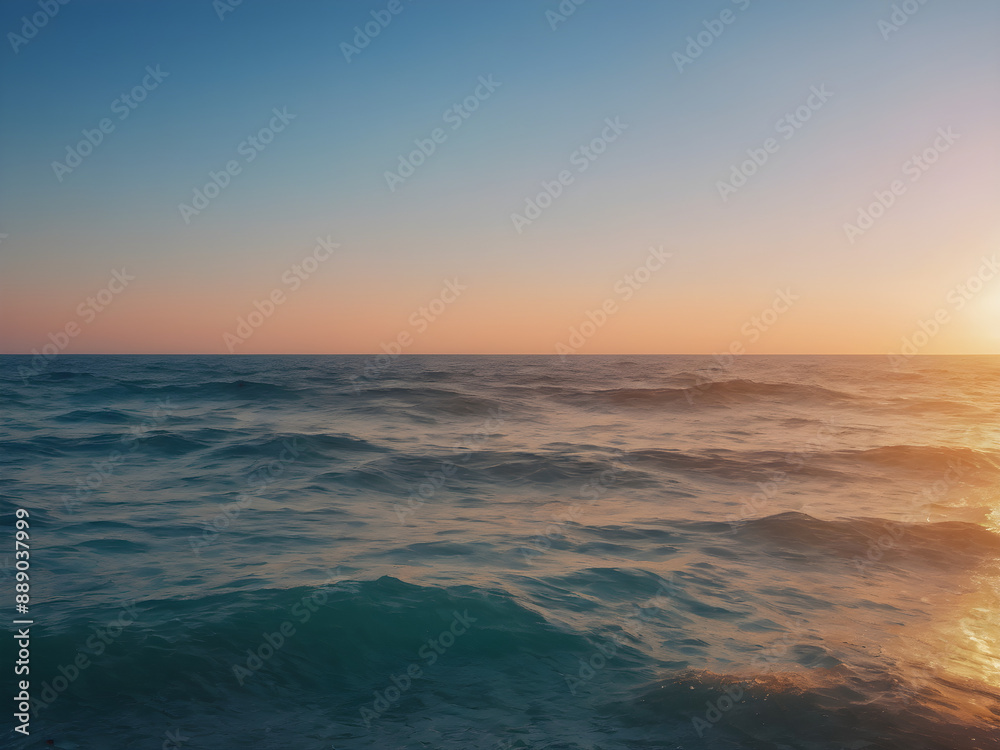 Fototapeta premium Cool ocean gradient background