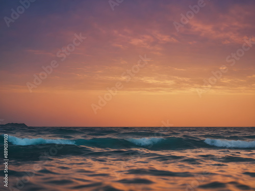 Cool ocean gradient background