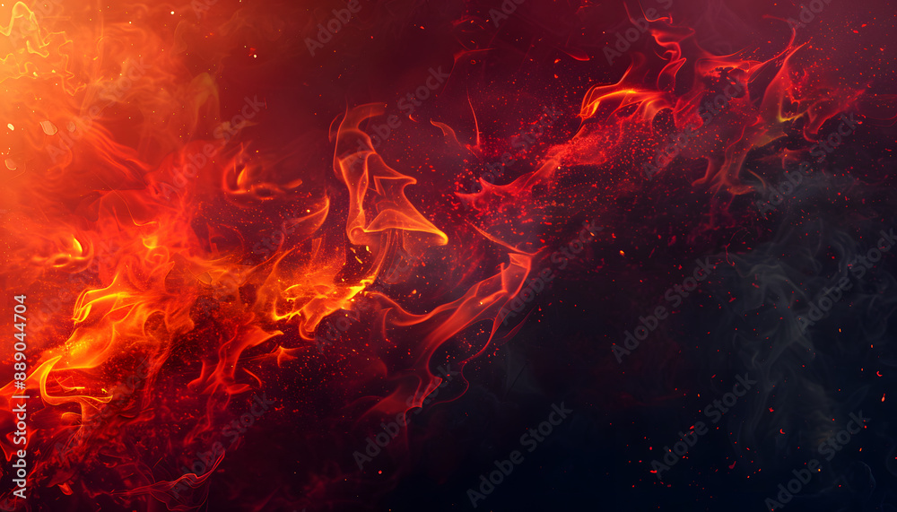 Fototapeta premium fire background