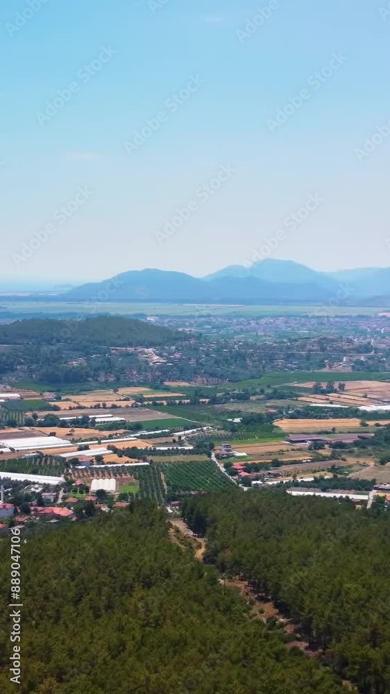 Aerial view of beautiful Turkey landscape Aerial view of beautiful Turkey landscape