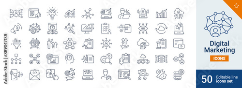 Digital icons Pixel perfect. Network, system, cloud, ...	
