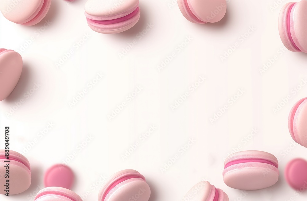 macaroons isolated on white macaroons isolated on white