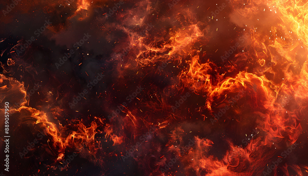 Fototapeta premium fire background
