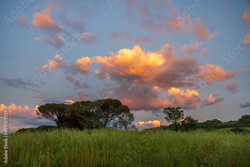 Abendstimmung in der Toscana