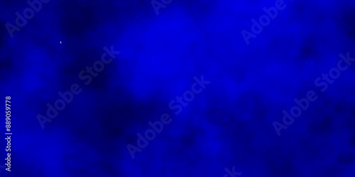 Abstract blue smoke steam moves on a black background .Dark blue marble or cracked concrete background. abstract mystical background or marble or concrete texture.