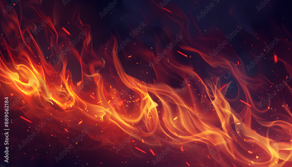 Fototapeta premium fire background