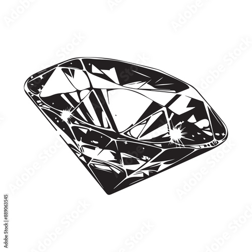 Diamond Vectors and Illustrations . Diamond on white background