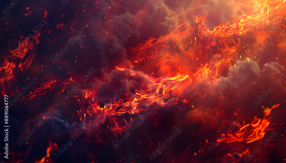 Fototapeta premium fire background