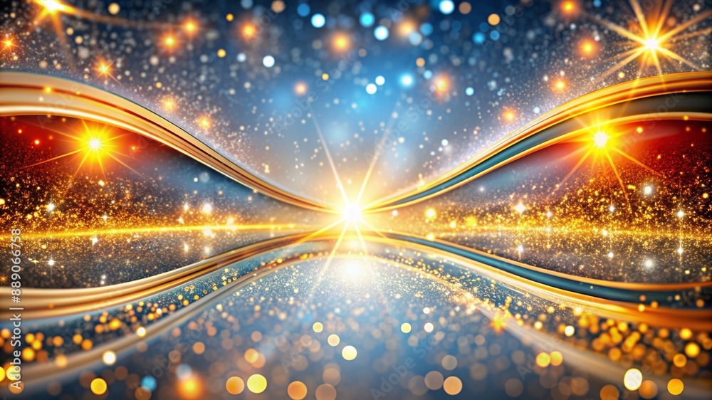elegant shimmering and sparkling lines, abstract background elegant shimmering and sparkling lines, abstract background