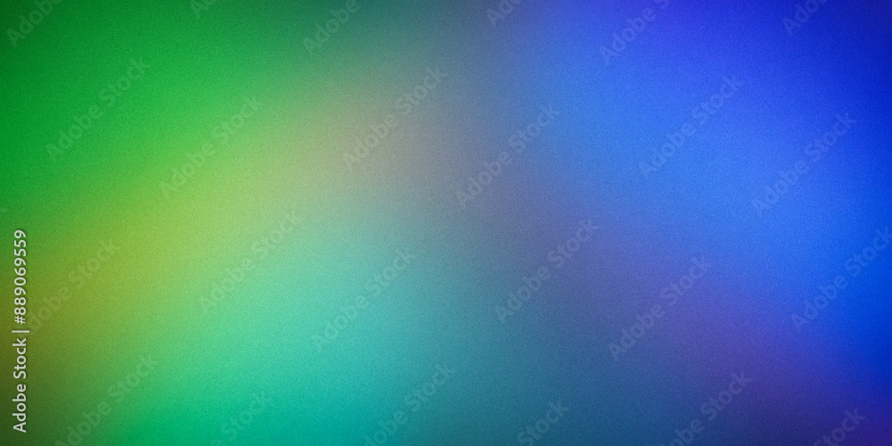 Fototapeta premium A smooth gradient background blending green, blue, and purple tones. Perfect for adding a fresh and vibrant touch to digital projects, presentations, and creative designs