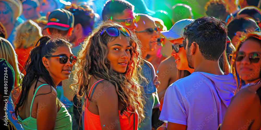 The Melting Pot Reigns Supreme A diverse crowd of people enjoying each other's company at a festival or fair. The Melting Pot Reigns Supreme A diverse crowd of people enjoying each other's company at a festival or fair.