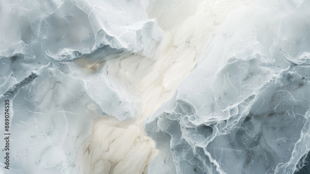 Obraz premium Artistic Natural Stone Sculpture, Marble Texture Close-Up Showcases Intricate Veins and Color Variations, Graphic resource, fine art, wallpaper, banner design, advertising, illustration, background,