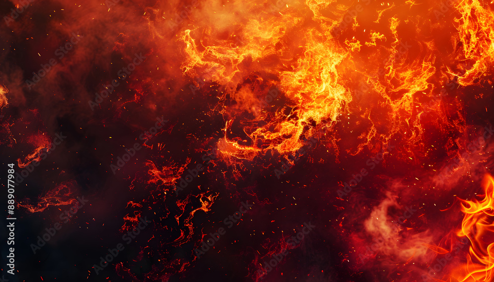 Fototapeta premium fire background