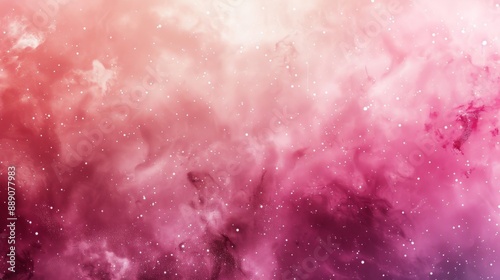 Pink and White Abstract Nebula Background.