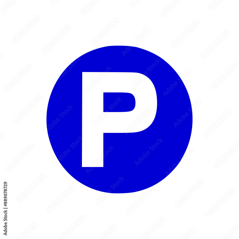 blue parking road sign vector illustration template design blue parking road sign vector illustration template design