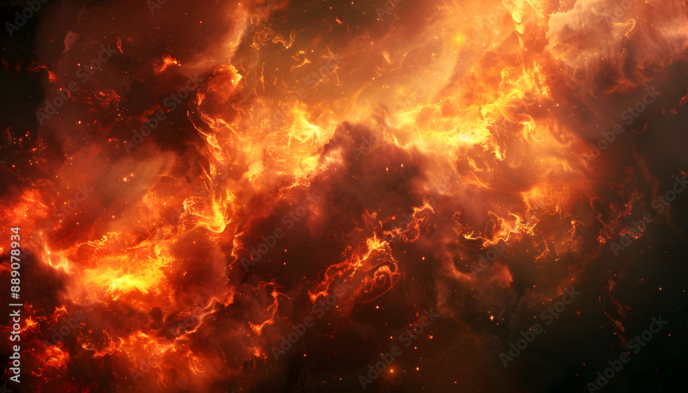 Fototapeta premium fire background