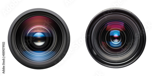 Lens isolated on white