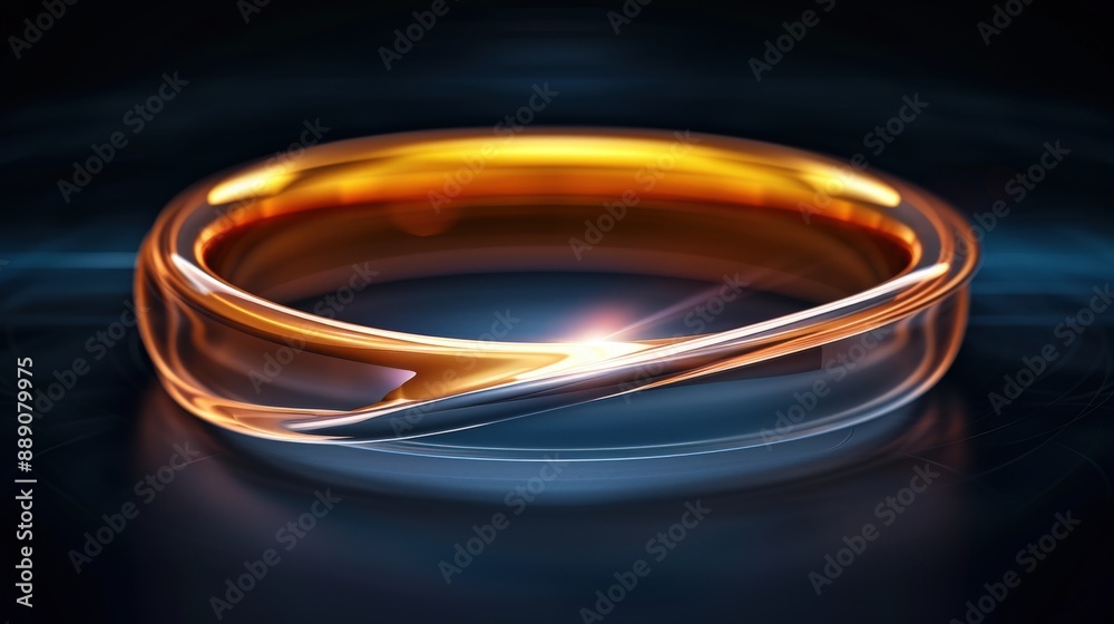 A magical ring symbolizing an eternal quest and vow A magical ring symbolizing an eternal quest and vow